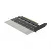 DeLOCK PCI Express x16 Karte auf 5 x interne M.2 Key B / SATA
