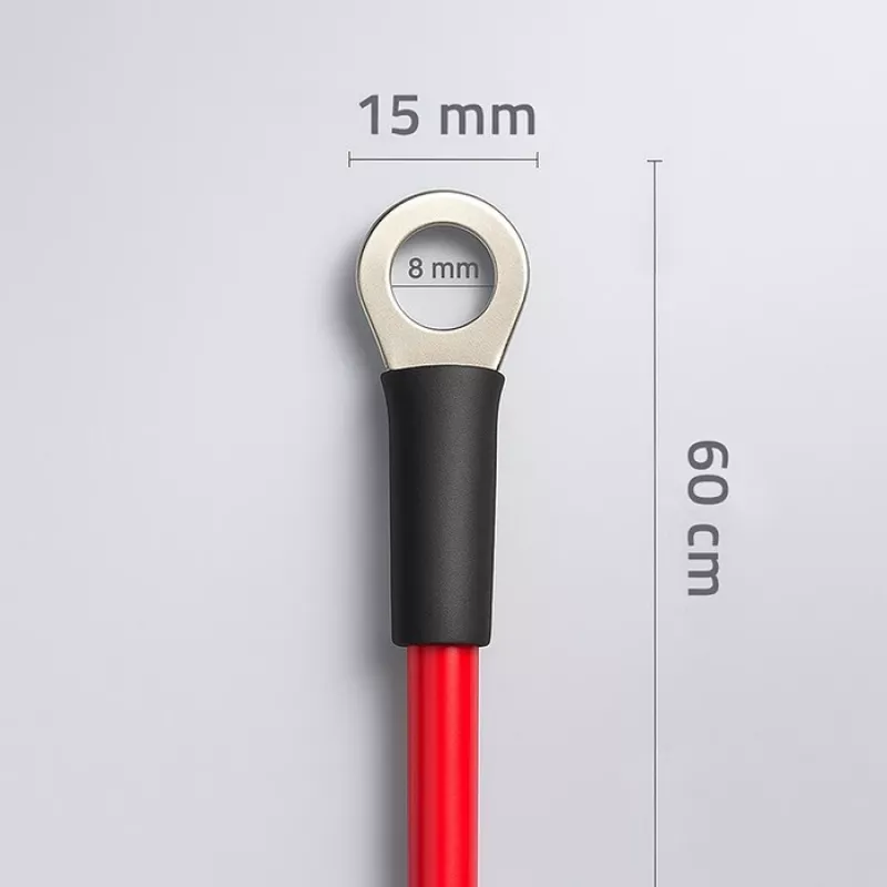 Batteriekabel QOLTEC mit M8-Anschlussklemmen, Modell 50986