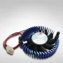 Inter-Tech V-31G Chipsatzkühler 5 cm Schwarz - Blau (88885142)