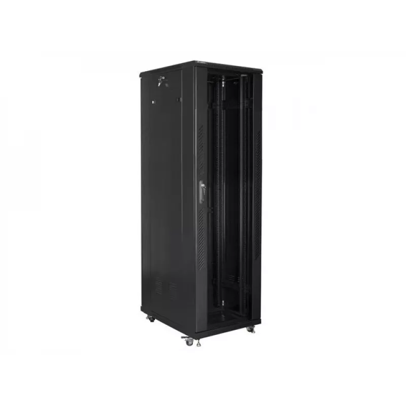 Lanberg FF01-6042-12B Rack-Schrank 42U Standgehäuse Schwarz