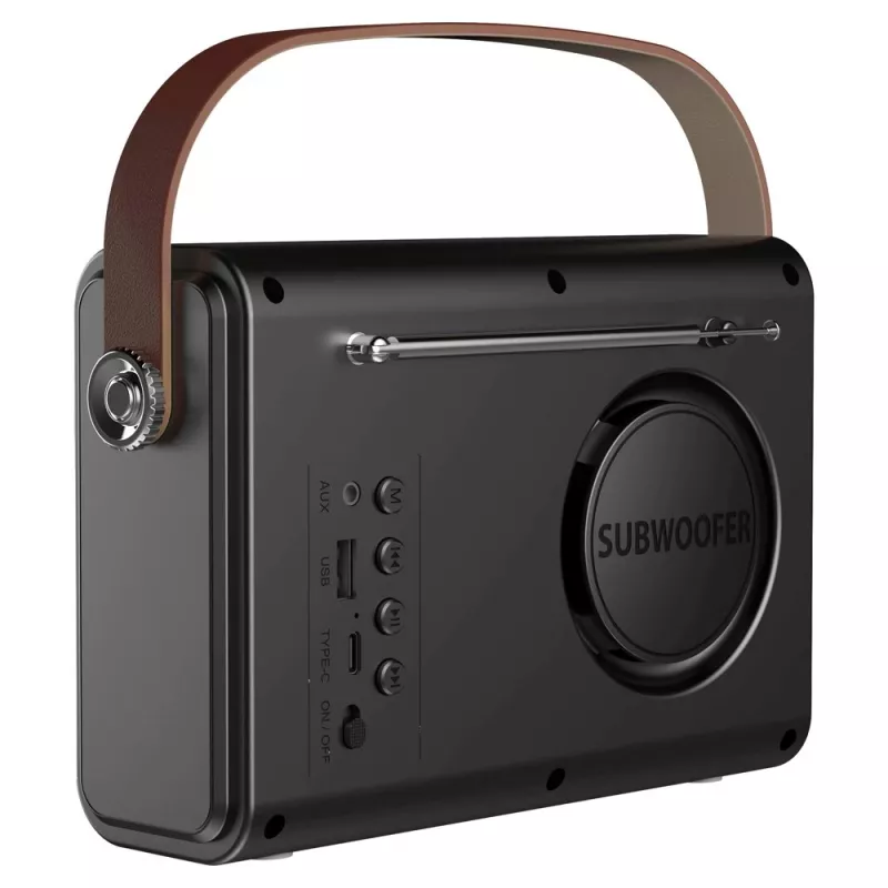 Tragbares Radio Savio RS-01 Analog Schwarz