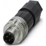 Phoenix Contact M12 gerader Stecker gerade Kabel, 4-polig, A-codiert, Verbinder (1424657)