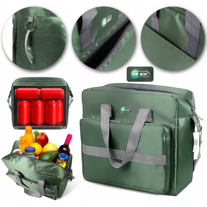 Thermotasche PROMIS TL30, 30 L Kühltasche, Polyester, Reißverschluss, Tragegriffe