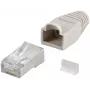 RJ45-Stecker Goobay CAT 5e STP geschirmt mit Knickschutztülle