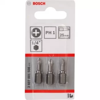 Bosch 2 607 001 508 Schraubendreherbit 3 Stück