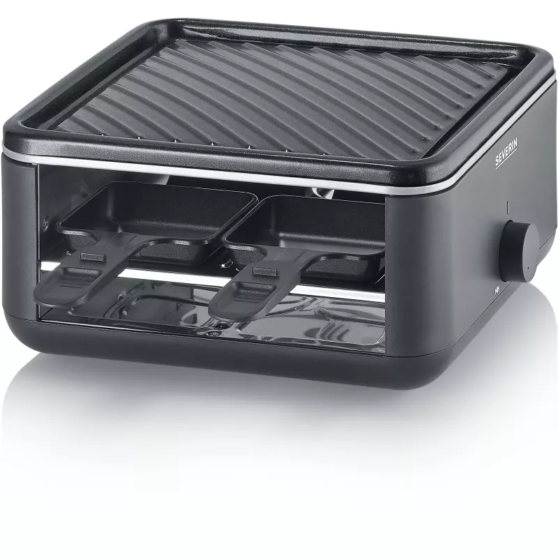 Severin RG 2360 Raclette-Grill 4 Personen 800 W Schwarz