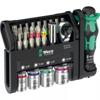 Wera 05049025001 Tool Set 50 Tools Schwarz Metallic