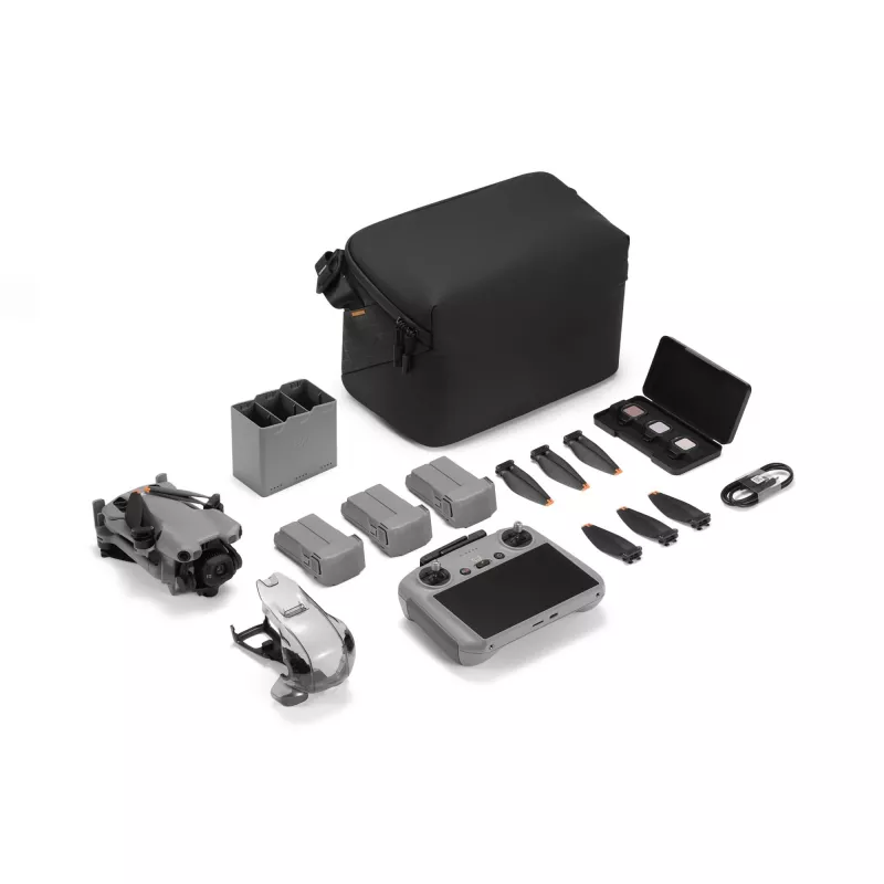 DJI MINI 5 PRO Fly More Combo (RC2) leichte 249g Drohne mit 50MP Sensor, Lidar, 3x Akkus, Fernsteuerung mit Bildschirm