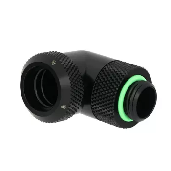 Barrow Multi-Link-Adapter TWT90KND-K14 b 90° G1/4 AG auf 14 mm AD Hardtube drehbar Schwarz