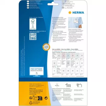 Einleger für Namensschilder HERMA A4 75x40 mm 300 Stück