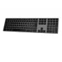 Kabellose Tastatur Matias FK418BTLB-UK — Aluminium, beleuchtet, Space Gray