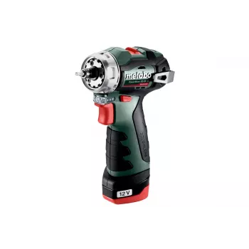 Pistolengriffbohrer Metabo PowerMaxx BS BL Q, 12V, 2Ah, 1500 U/min, 900g