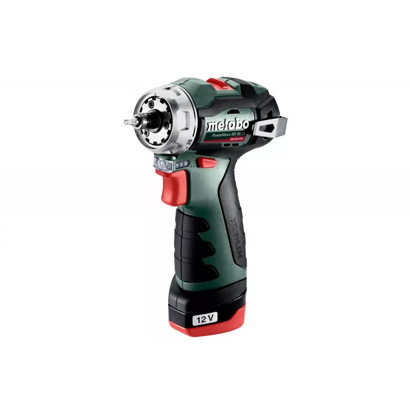 Pistolengriffbohrer Metabo PowerMaxx BS BL Q, 12V, 2Ah, 1500 U/min, 900g