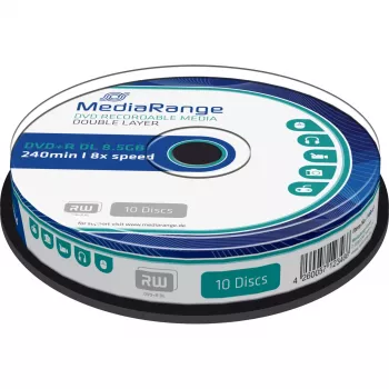 DVD+R DL MediaRange MR466 8,5 GB 10 Stück