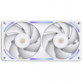 NZXT F280X RGB 140mm ARGB Gehäuselüfter - Weiß, 2er-Pack