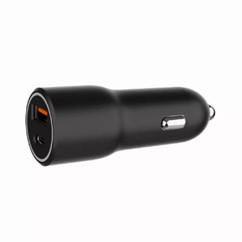 Auto-Ladegerät für Mobilgeräte Gembird TA-UC-AC2PDQC38-CAR-01, USB-C, 38 W, 12–24 V, schwarz