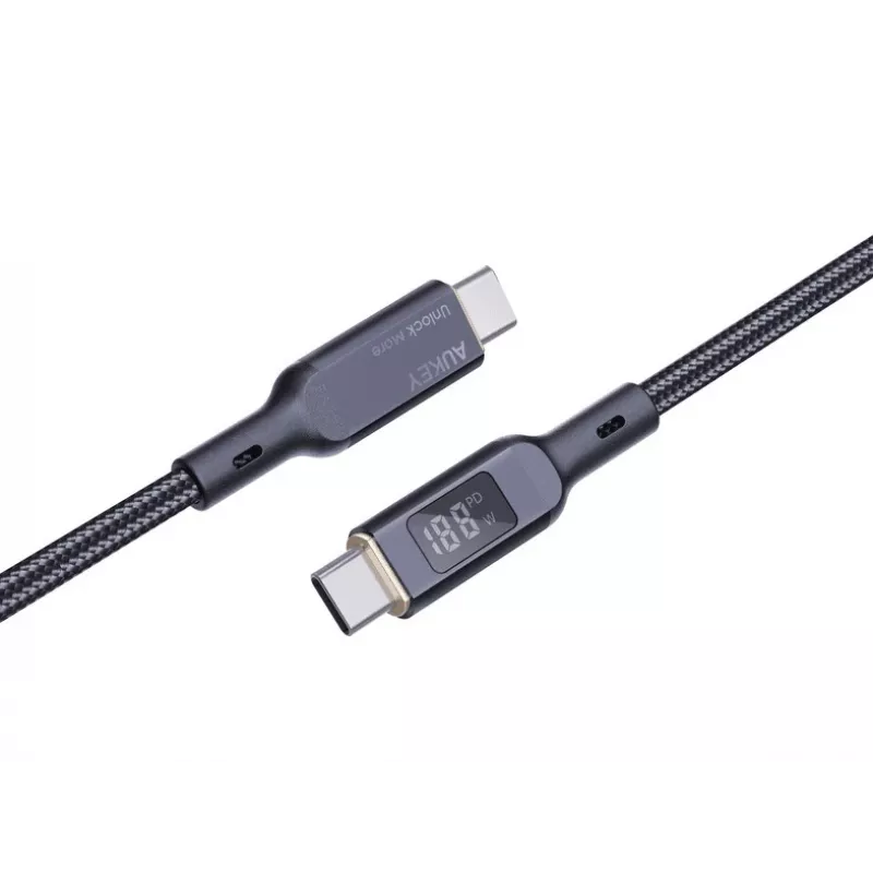 AUKEY CB-MCC102 USB-Kabel 1,8 m USB-C Schwarz 480 Gbit/s