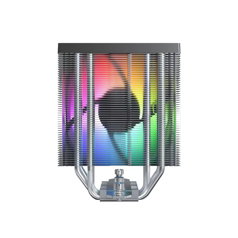 Luftkühler Montech NX400 ARGB, 120-mm-Lüfter, FDB, 800–1950 U/min, TDP 270 W, Schwarz