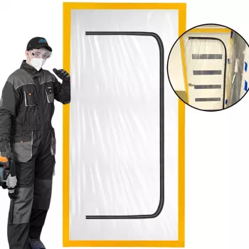 Staubschutztür Renovierung XXL, Staubvorhang 230 x 135 Tür