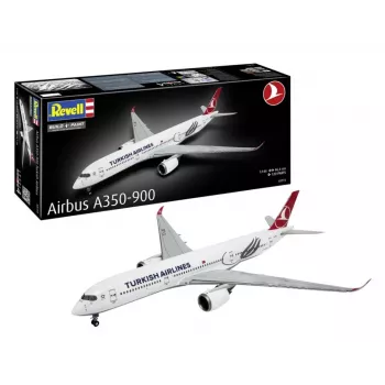 Plastikmodellflugzeug REVELL Airbus A350-900 Turkish Airlines 1/144 Maßstab