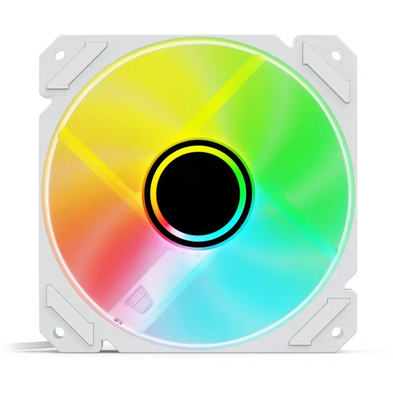 SHARKOON SHARK Mirror RGB PWM 120mm Weiß