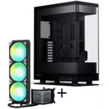 PHANTEKS Evolv X2 + TRYX PANORAMA SE ARGB Komplette Flüssigkeitskühlung - schwarz, 360 mm
