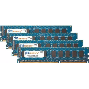 PHS-memory 32GB (4x8GB) Kit RAM-Speicher für Supermicro A+ Server 2022G-URF DDR3 UDIMM ECC 1600MHz PC3-12800E (SP267336)