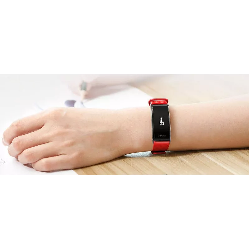 Wristband activity tracker Huawei Color Band A2 PMOLED 2.44 cm IP67 Schwarz