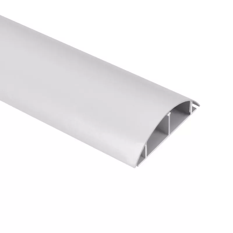 Aluminium-Kabelabdeckleiste MACLEAN MC-814 S, silber – Aufputz-Kabelkanal