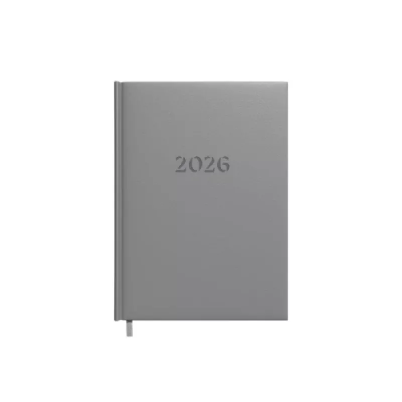 Planungsnotizbuch Kalender 2026 A5 grau