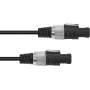 Lautsprecherkabel Omnitronic 2x1,5 mm², 10 m, schwarz