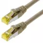Netzwerkkabel Helos CAT6a S/FTP (PIMF) 0,5 m Grau