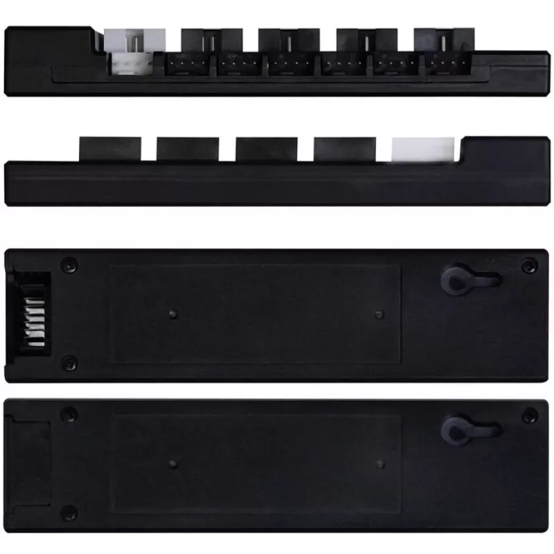USB- und PWM-Hub Lian Li EDGE HUB EG-HUB01B — 4× USB, 6× PWM-Lüfteranschlüsse