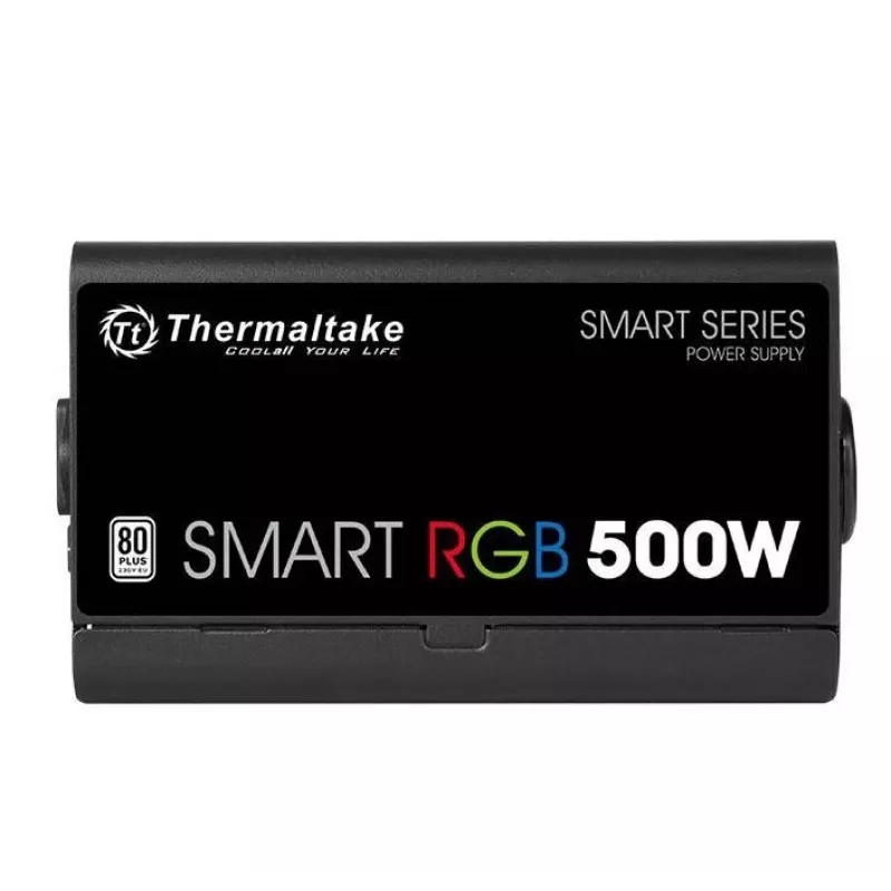 Thermaltake SMART RGB PS-SPR-0500NHSAWE-1 - Netzteil (intern) - ATX12V 2.3 - 80 PLUS - AC 230 V - 500 Watt - aktives PFC - Schwarz