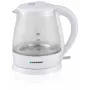 Elektrischer Wasserkocher BLAUPUNKT 1 L 1630 W Weiß — Glaskörper, 360°-Basis, Tastenöffnung