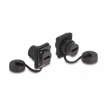DeLOCK D-Typ-Modul HDMI-A-Buchse auf HDMI-A-Buchse IP67 wasserdicht