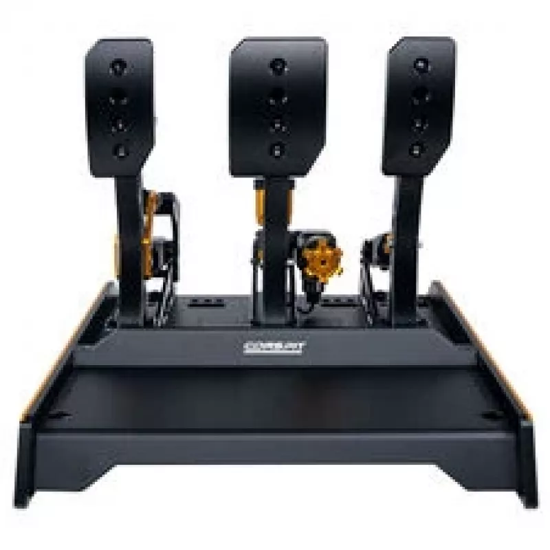 CONSPIT CPP EVO 3 V2 Pedalset mit hydraulischem Bremszylinder und Kupplung - Schwarz