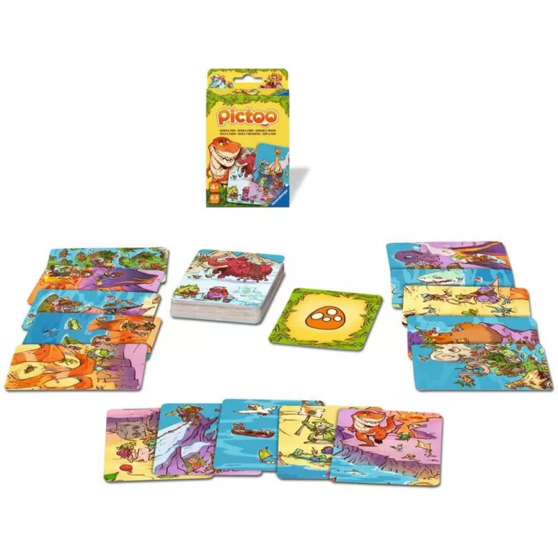 Pictoo Dino-Welt, Kartenspiel