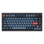 Keychron V1 Max Tastatur Universal USB RF Wireless Bluetooth Schwarz Grau 75% Mechanisch