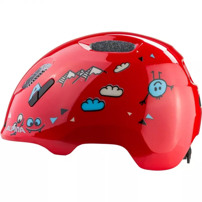 Fahrradhelm ALPINA XIMO 2 RED SMILE GLOSS 49-54