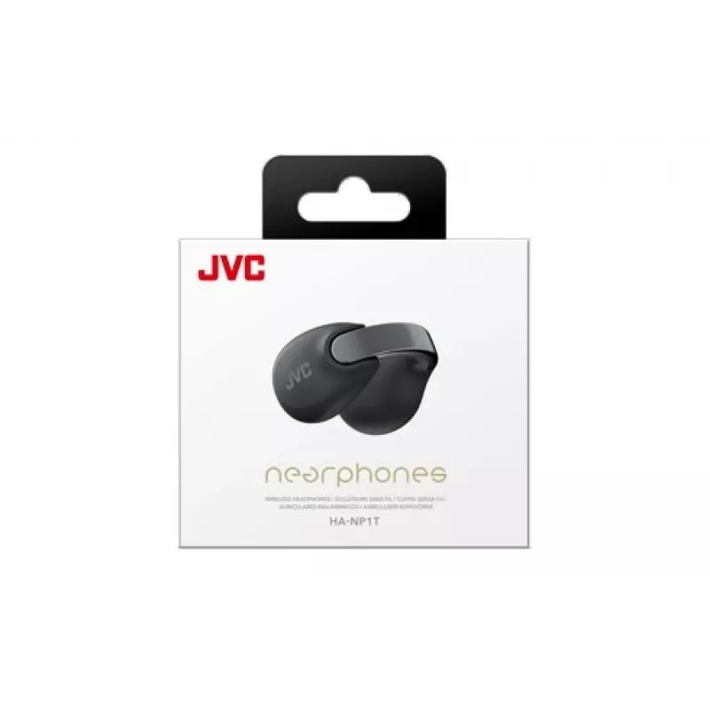 JVC Nearphone Headset True Wireless Stereo (TWS) Ear-Clip-Anrufe/Musik Bluetooth Schwarz