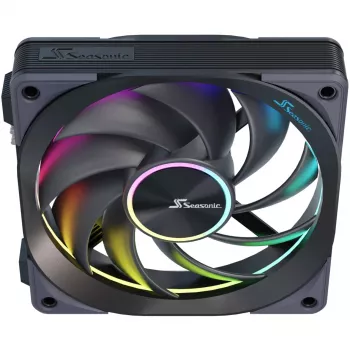 Fan Seasonic MagFlow ARGB 12 cm 2000 RPM Schwarz