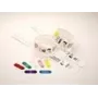 Zebra Clips zur Verwendung mit QuickClip-Armbändern Rot
