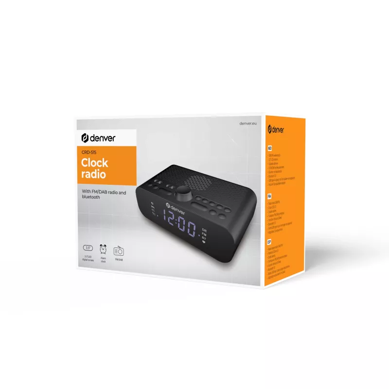DENVER CRD-515 tragbarer CD-Player — kompaktes transportables CD/MP3-Wiedergabegerät, batterie- und netzbetrieben