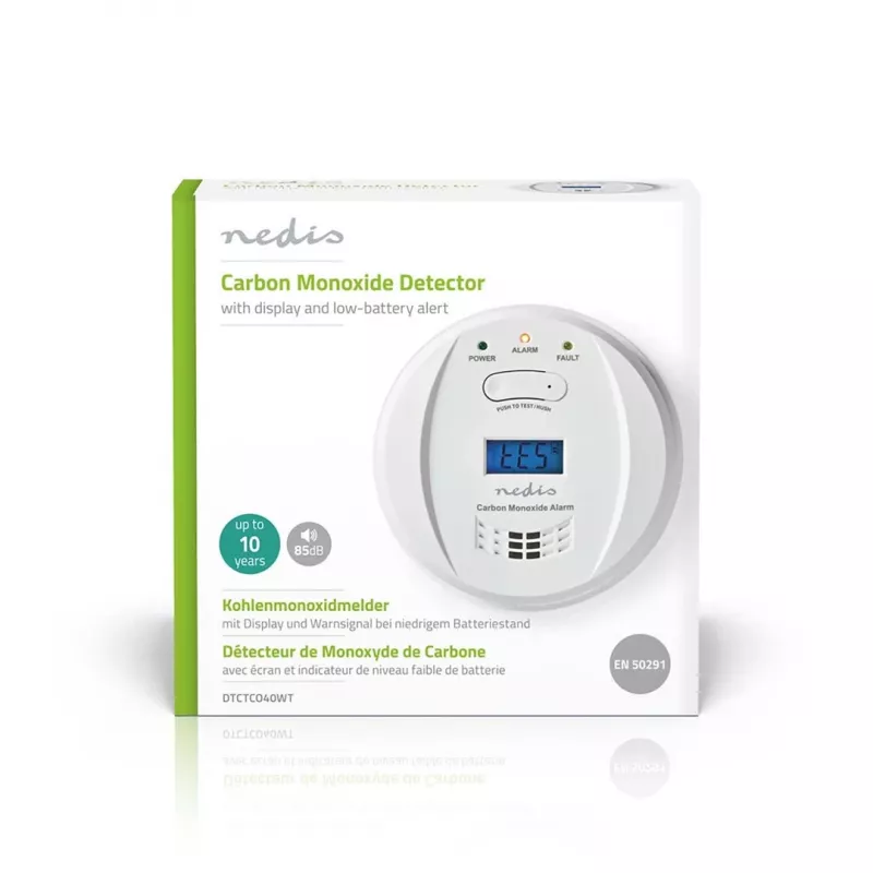 Nedis DTCTCO40WT Gasdetektor Kohlenmonoxid (CO)
