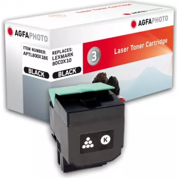 Schwarz Kompatibel Tonerkartusche (Alternative to Lexmark 80C0X10, Lexmark 800X1) für Lexmark CX510de