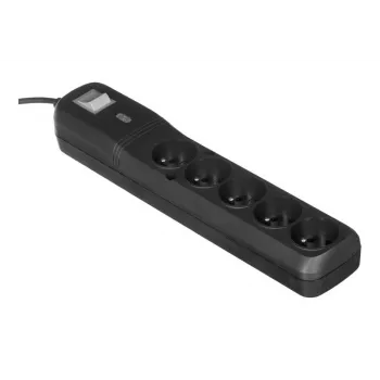 Lestar 5w Lv-530wa, Überspannungsschutz, 2,5 m, Schwarz Lv-530w G-a K. Cz 2,5m