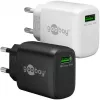 USB-A QC Fast Charger (18 W) (schwarz)