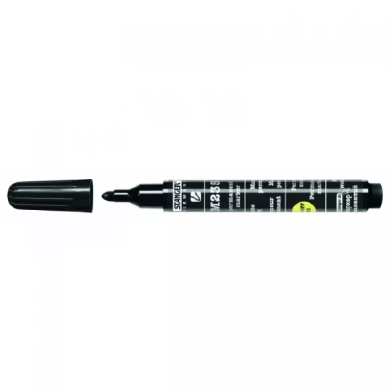 Permanent marker STANGER 235, 1-3 mm, Bullet tip, Black 1213-500 1 pcs.