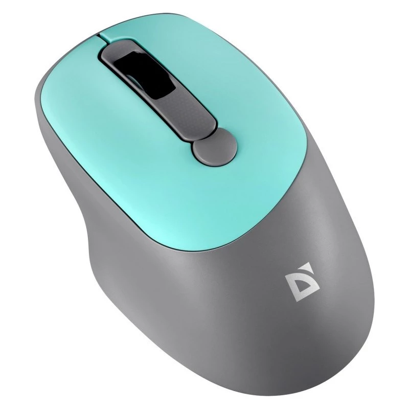 Kabellose Maus DEFENDER Silent Click C Mint 52294 — beidhändig, 1600 DPI, 2,4 GHz Nano-USB